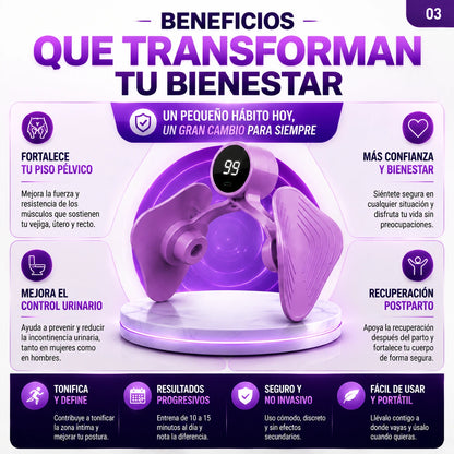 PelviCore - Ejercitador pélvico para el control y firmeza íntima